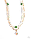 Painted Pageantry - Green Necklace Paparazzi