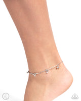 A SMILE A Minute - Silver Anklet Paparazzi