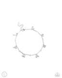 A SMILE A Minute - Silver Anklet Paparazzi