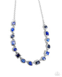 Gallery Glam - Blue Necklace Paparazzi