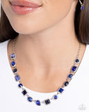 Gallery Glam - Blue Necklace Paparazzi