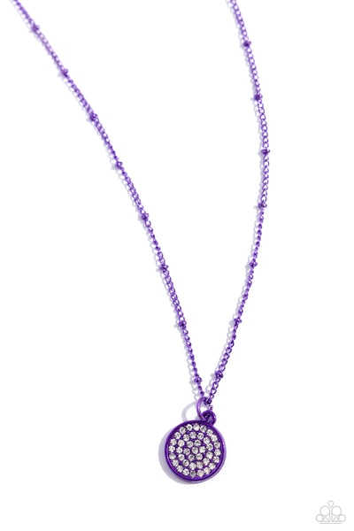 Bejeweled Basic - Purple Necklace Paparazzi