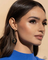 Celestial Change - Gold Earrings Paparazzi