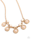 Alluring Ambience - Gold Necklace Paparazzi