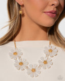 Pastel Promenade - White Necklace Paparazzi