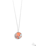 Opulent Ostentation - Orange Necklace Paparazzi