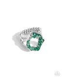 Geode Grace - Green Ring Paparazzi