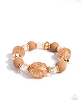 Sweetly Shattered - Brown Bracelet Paparazzi