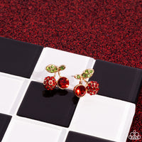 Cherry Candidate - Gold Cherry Earrings