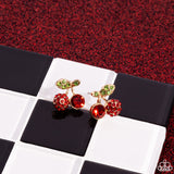 Cherry Candidate - Gold Cherry Earrings