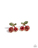 Cherry Candidate - Gold Cherry Earrings