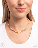 Y2K Energy - Yellow Necklace Paparazzi