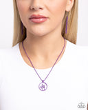 Abstract ASL - Purple Necklace Paparazzi