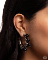 Elite Expense - Black Earrings Paparazzi