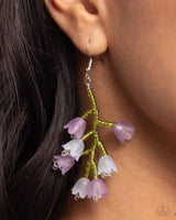 Beguiling Bouquet - Purple Earrings Paparazzi