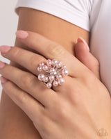 Bubbly Beau - Pink Pearl Ring Paparazzi