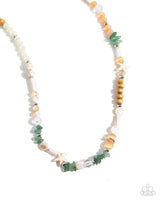 Beachy Beginner - Green Necklace Paparazzi