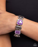 Hammered History - Purple Bracelet Paparazzi