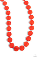 Bright Backdrop - Red Necklace Paparazzi