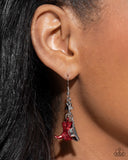 Rodeo Royalty - Red Cowboy Earring