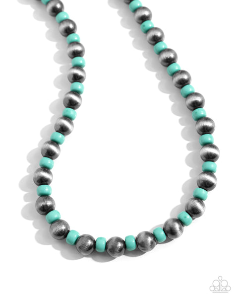 Contemporary Confidence - Green Necklace Paparazzi