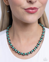 Contemporary Confidence - Green Necklace Paparazzi