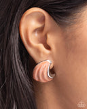 Whimsical Waves - Orange Wave Earrings Paparazzi