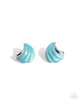 Whimsical Waves - Blue Wave Earrings Paparazzi