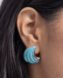 Whimsical Waves - Blue Wave Earrings Paparazzi