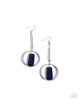 Serendipitous Stones - Blue Earrings Paparazzi