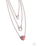 Playfully Panache - Copper Necklace Paparazzi