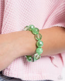 Plentiful Pigment - Green Bracelet Paparazzi