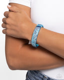 Refulgent Rebel - Blue Bracelet Paparazzi