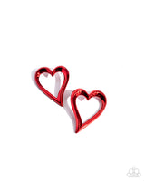 Admirable Acclaim - Red Heart Earrings Paparazzi