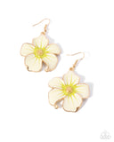 Floral Flavor - Gold Earrings Paparazzi