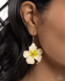 Floral Flavor - Gold Earrings Paparazzi
