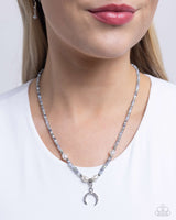 Trendy Trenchant - Silver Necklace Paparazzi