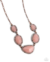 Active GLISTENING - Copper Necklace Paparazzi