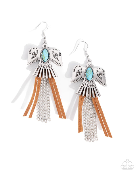 Southwestern Selfie - Blue Earrings Paparazzi