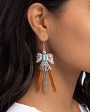 Southwestern Selfie - Blue Earrings Paparazzi