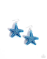 Skilled Starfish - Blue Earring Paparazzi