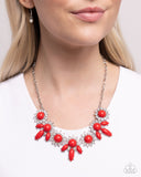 Flair for the Feminine - Red Necklace Paparazzi