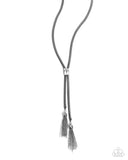 Tassel Thrill - Black Necklace Paparazzi