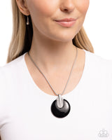 Cutting Charm - Black Necklace Paparazzi