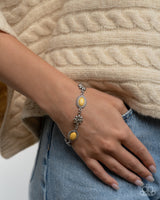 Earthy Estate - Yellow Bracelet Paparazzi