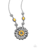 Ornate Opinion - Yellow Necklace Paparazzi