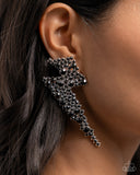 Electric Effulgence - Black Earrings Paparazzi