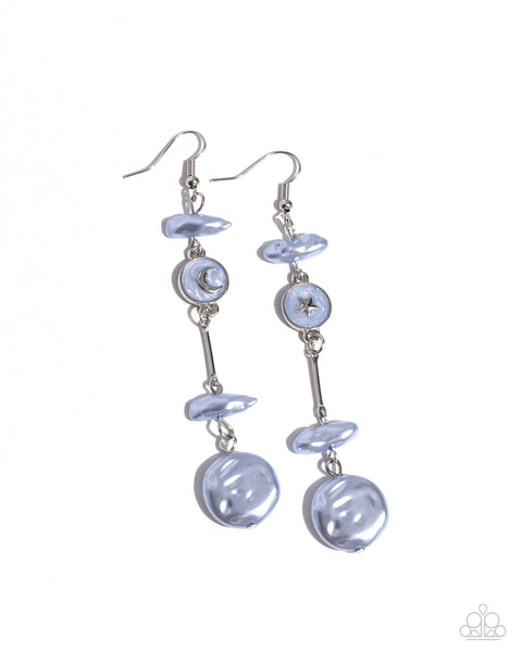 Blissful Balance - Blue Earrings Paparazzi