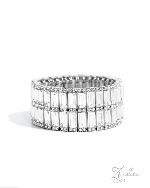 Ambitious Arrangement - White Zi Collection Bracelet Paparazzi