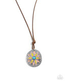 Mandala Marvel - Yellow Necklace Paparazzi